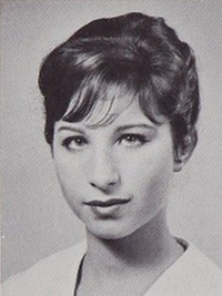 Barbra Streisand senior yearbook photo