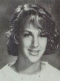 Rachel Maddow high school yearbook photo