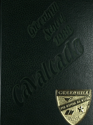 Greenhill School Yearbook Cover 1988