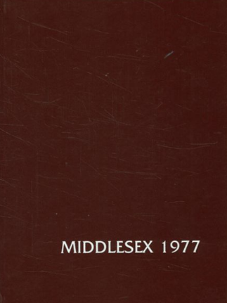 middlesex school yearbook cover 1977