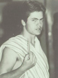 Nick Offerman Toga Day Yearbook Photo
