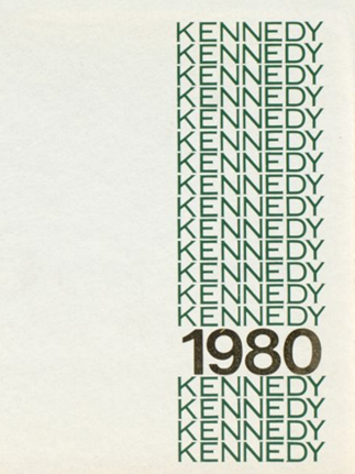 john f kennedy high school yearbook cover 1980