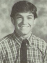 Billy Crudup 1985 junior yearbook portrait