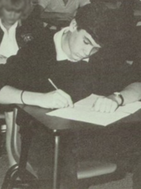 Billy Crudup 1985 yearbook candid