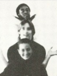 Don Cheadle 1982 high school mime show group portrait