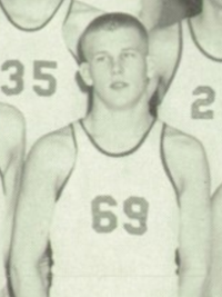 Nick Nolte 1958 basketball team photo (cropped)