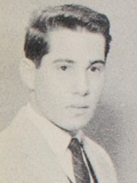 Paul Simon 1958 senior yearbook portrait