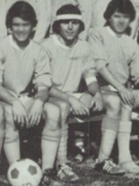 Christopher Knight 1975 varsity soccer team portrait