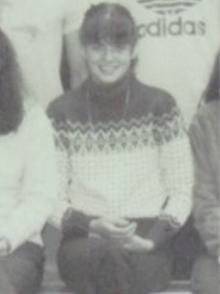 Debra Messing 1983 freshman class yearbook photo