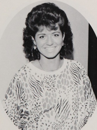 Debra Messing 1986 outstanding senior yearbook portrait