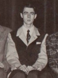 Fred Rogers 1946 senior oratorical finalists yearbook photo - cropped