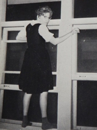 Bette Midler 1963 yearbook candid