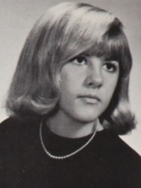 Stevie Nicks 1966 senior yearbook portrait