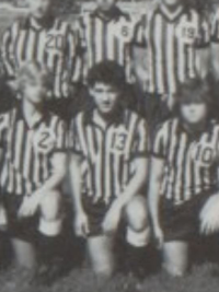 Paul Rudd 1985 JV soccer team yearbook photo (cropped)