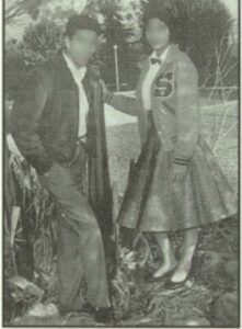 1950s Couple Yearbook Picture