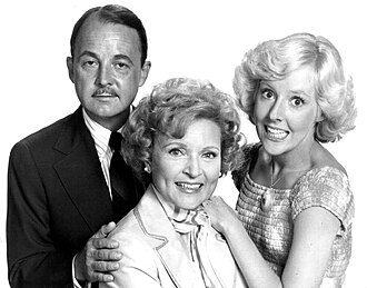 Betty White, John Hillerman, and Georgia Engel in The Betty White Show