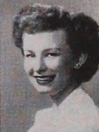Cloris Leachman Senior Yearbook Photo