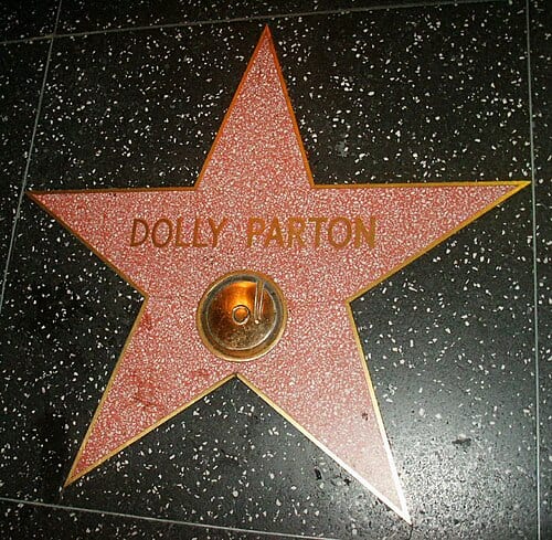 Dolly Parton's star on the Hollywood Walk of Fame