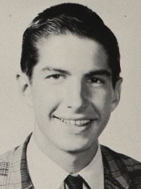 George Hamilton senior yearbook photo