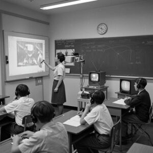 High School Classroom in the '50s