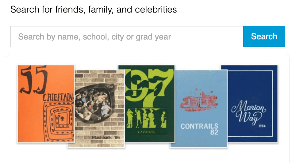 Search for Yearbook Photos by Maiden Name